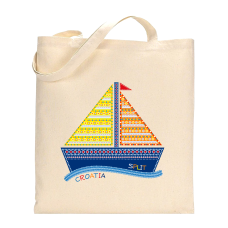 Sail Boat Split Croatia Tote Bag