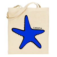 Croatia Starfish Cotton Tote Bag Croatia Starfish Cotton Tote Bag