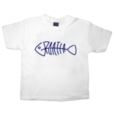 Croatia Fishbone Childs T Shirt White