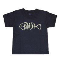 Croatia Fishbone Kids T Shirt Navy