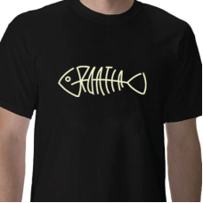 Croatia Fishbone Adult T Shirt Black Croatia Fishbone Adult T Shirt Black