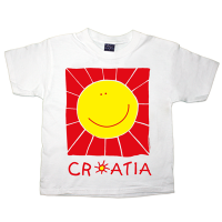 Croatia Sun Kids T Shirt Croatia Sun Kids T Shirt