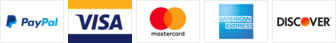 Payments Accepted - Paypal, Visa, Discover, American Express, Maestro, Mastercard